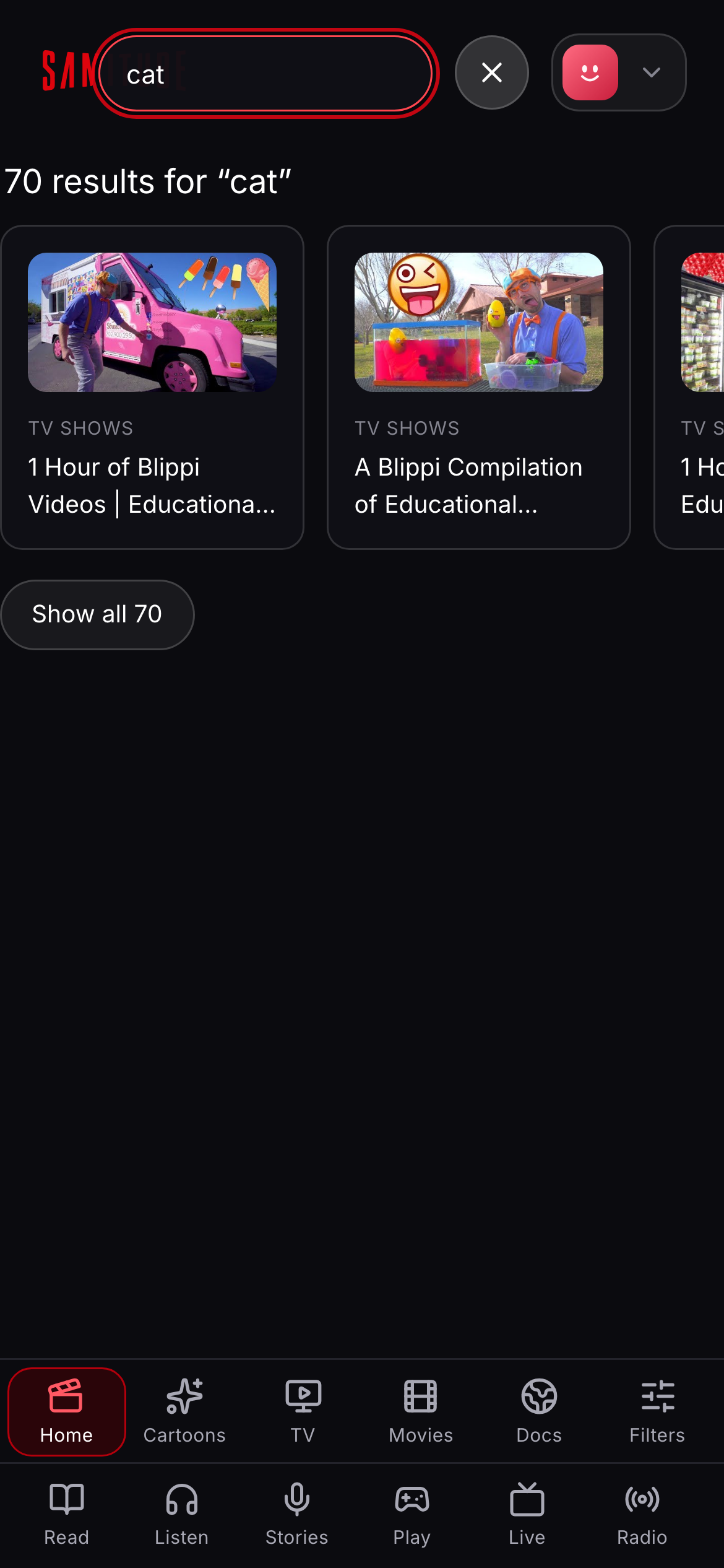 search-query screenshot