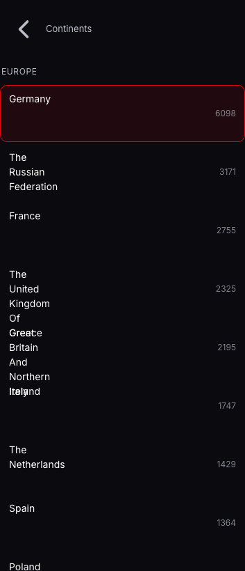radio-country full page screenshot